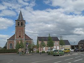 Mouchin, church
