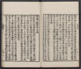 Pages from a printed edition of Xijing Zaji