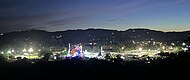 A portion of the Paso Robles night skyline is shown during the annual California Mid-State Fair in late July 2023.