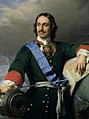 A posthumous portrait of Peter the Great by Paul Delaroche, c. 1838, Hamburger Kunsthalle collection