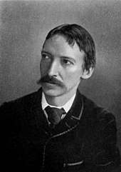 Portrait photo of Robert Louis Stevenson