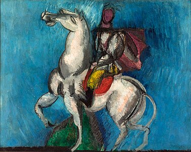 Le Cavalier arabe (Le Cavalier blanc) (1914), Musée d'Art Moderne de Paris