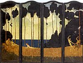 Rose Valley folding screen, 1903 or 1904