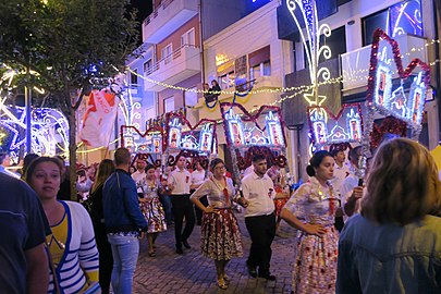 A Bairro da Matriz rusga in Bairro Norte. A parade of each district visits other district's main streets.