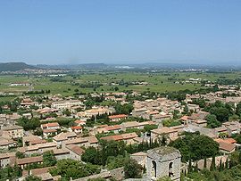 A general view of Saint-Victor-la-Coste