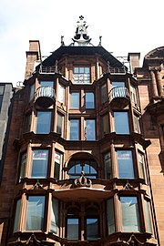 Hatrack building by James Salmon at 142a, 144 St. Vincent Street, Glasgow (1899–1902)