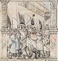 The Humiliation of Emperor Valerian by Shapur, King of Persia, by Hans Holbein the Younger
