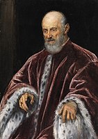 Porträt eines venezianischen Senators, 1575–1580, Öl auf Leinwand, 84 × 60 cm, National Gallery of Ireland, Dublin