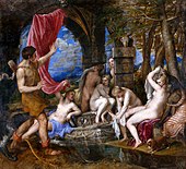 Titian, Actaeon Surprises Diana in Her Bath, 1559
