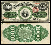 US-$1000-LT-1863-Fr-186e