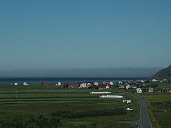 Unstad; Vestvågøy has the largest areas of lowland in Lofoten
