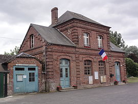 The town hall of Vesles-et-Caumont