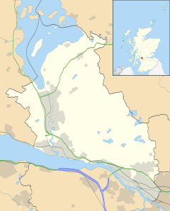 Cardross is located in West Dunbartonshire