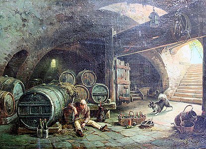 In a Wine Cellar (1886)
