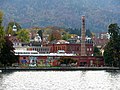Rote Fabrik, seen from Lake Zurich