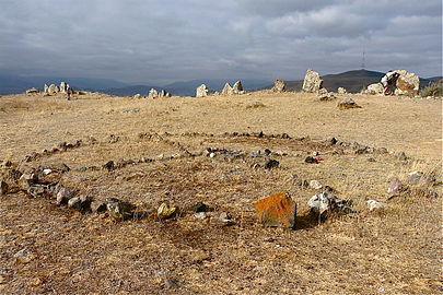 Zorats-Karer prehistoric observatory. 3rd-5th millennia BC