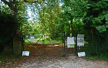 Entrance to Repository Woods
