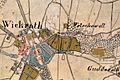 Die Ortslage Wickrath auf der Tranchotkarte 1803–1820