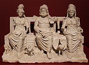 Capitoline Triad, 160–180 AD (Museum of Guidonia)