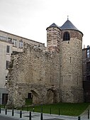 The Anneessens Tower or Angle Tower, outside view