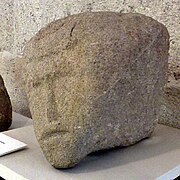 A 'severed head' carving (Galicia)