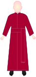 Canon (cassock colour may vary)
