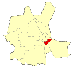 Location of Chamkar Mon within Phnom Penh