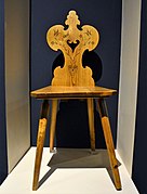 Zakopane style chair from the Villa Koliba
