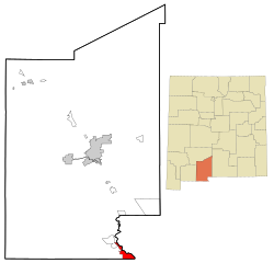 Location of Sunland Park, New Mexico
