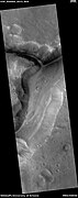 Close view of part of Bahram Vallis, as seen by HiRISE under HiWish program