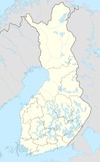 Map showing the location of Pyhä-Häkki National Park