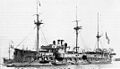 Bayard (5,915 tons), Admiral Courbet's flagship