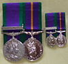 Medal group of the GSM and ACSM plus dress miniatures.