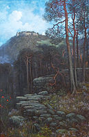 Mont Sainte-Odile avec mur païen, by 1883