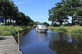 Haren-Ruitenbroek canal at German border, near Ter Apel