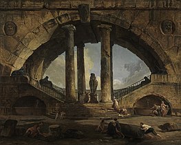 Roman Capriccio (1798 ), 94 x 117 cm., Staatliche Kunsthalle Karlsruhe