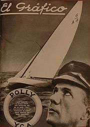 Sieburger auf dem Cover von El Gráfico (1931)