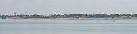 Coastline of Saint-Brevin-les-Pins, seen from Saint-Nazaire