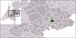 Location of Hummelo en Keppel