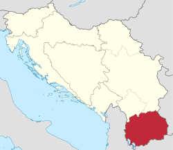 Macedonia within Yugoslavia