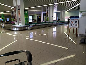 Lomé Airport arrivals terminal