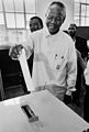 Image 103Nelson Mandela voting in 1994, after thirty years of imprisonment. (from 1990s)