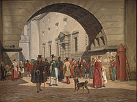 Arrestbygningen ved råd- og domhuset, 1831