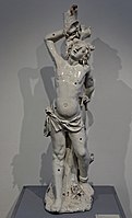 Rare statue of Saint Sebastian, about half life-size, c. 1630