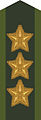 Collar patch m/58 (gold) on uniform m/58-m/59 and field uniform M90 (1983–2002)