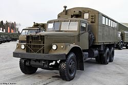 KrAZ-257 mit multifunktionalem Kofferaufbau für das Militär (2015)