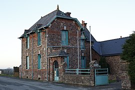 The town hall of Saint-Malon-sur-Mel