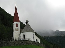 Church of St. Gertrud in Ulten