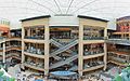 A panoramic view of the interior of the Pacific Place shopping mall.