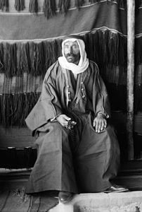 Sultan Pasha Al-Atrash, leader of the Druze people